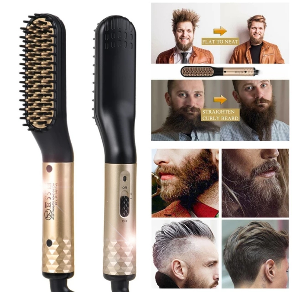 NEW! Men's Beard/ Hair Straightening Brush